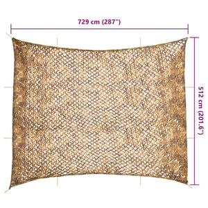 Δίχτυ Παραλλαγής με Τσάντα Αποθήκευσης 729 x 602 εκ. Άμμος - Pakobazaar