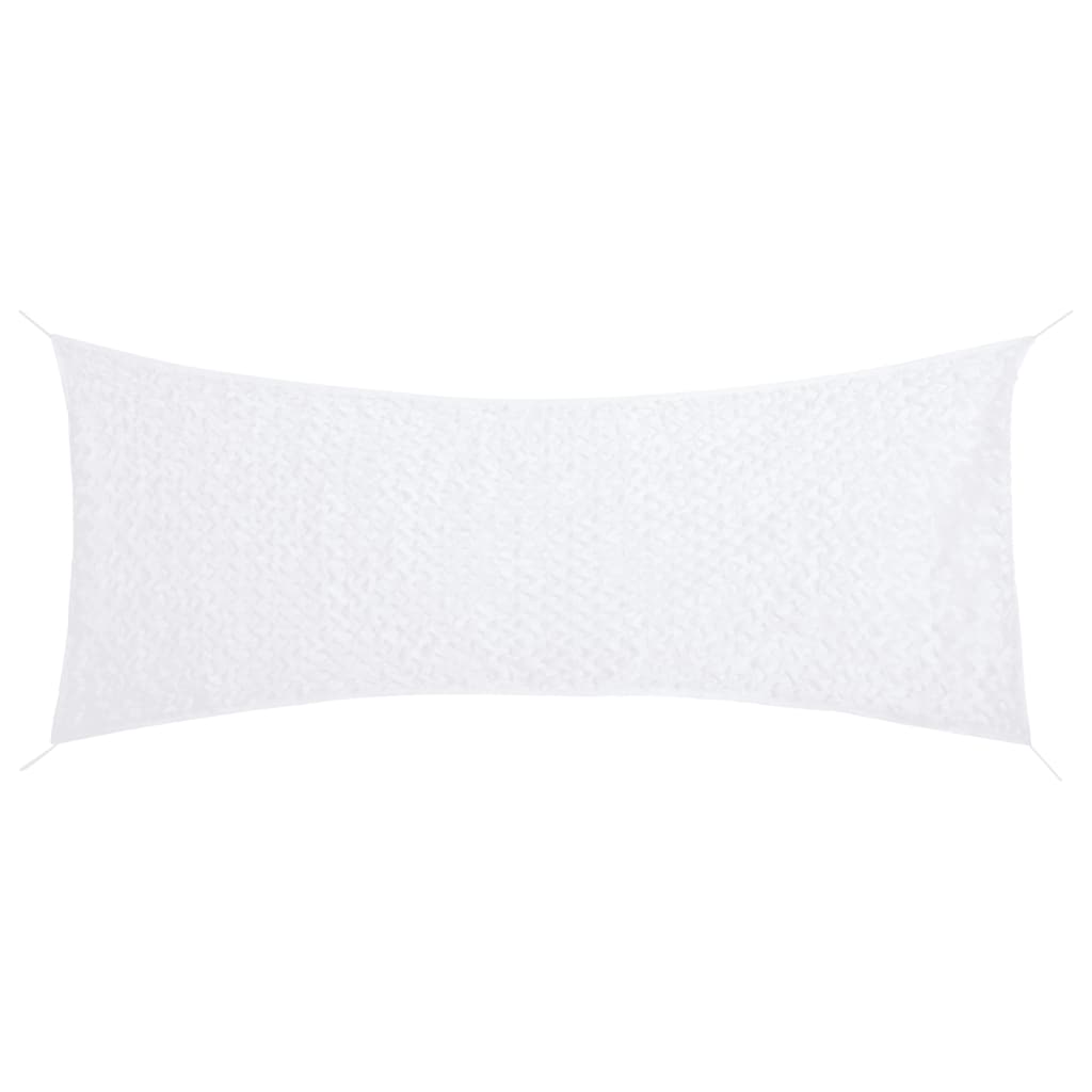 Δίχτυ Σκίασης Παραλλαγής Λευκό 312x140 εκ. με Σάκο Αποθήκευσης - Pakobazaar