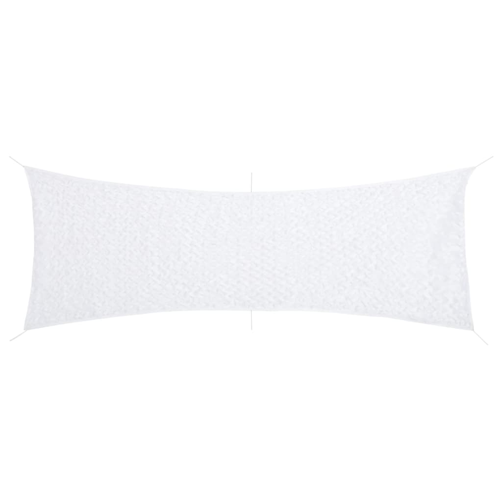 Δίχτυ Σκίασης Παραλλαγής Λευκό 519x142 εκ. με Σάκο Αποθήκευσης - Pakobazaar