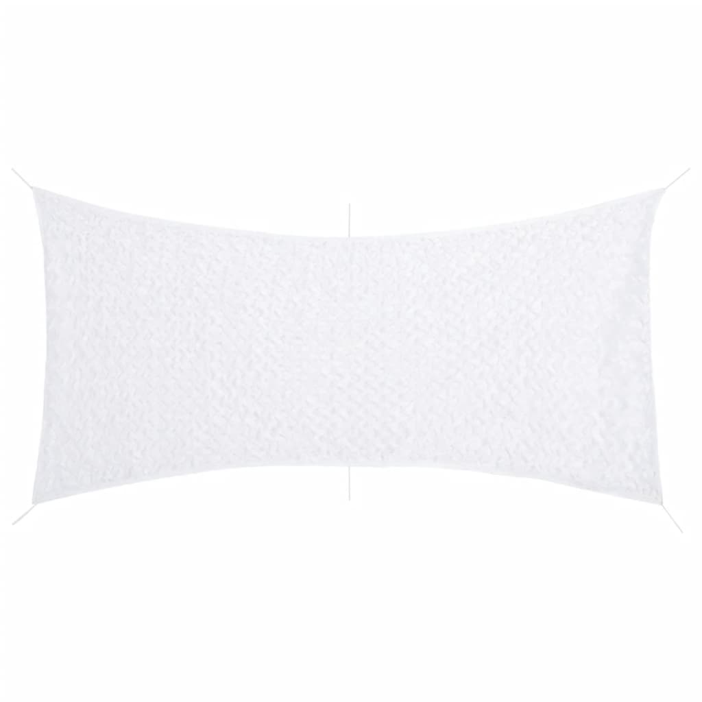 Δίχτυ Σκίασης Παραλλαγής Λευκό 506x279 εκ. με Σάκο Αποθήκευσης - Pakobazaar