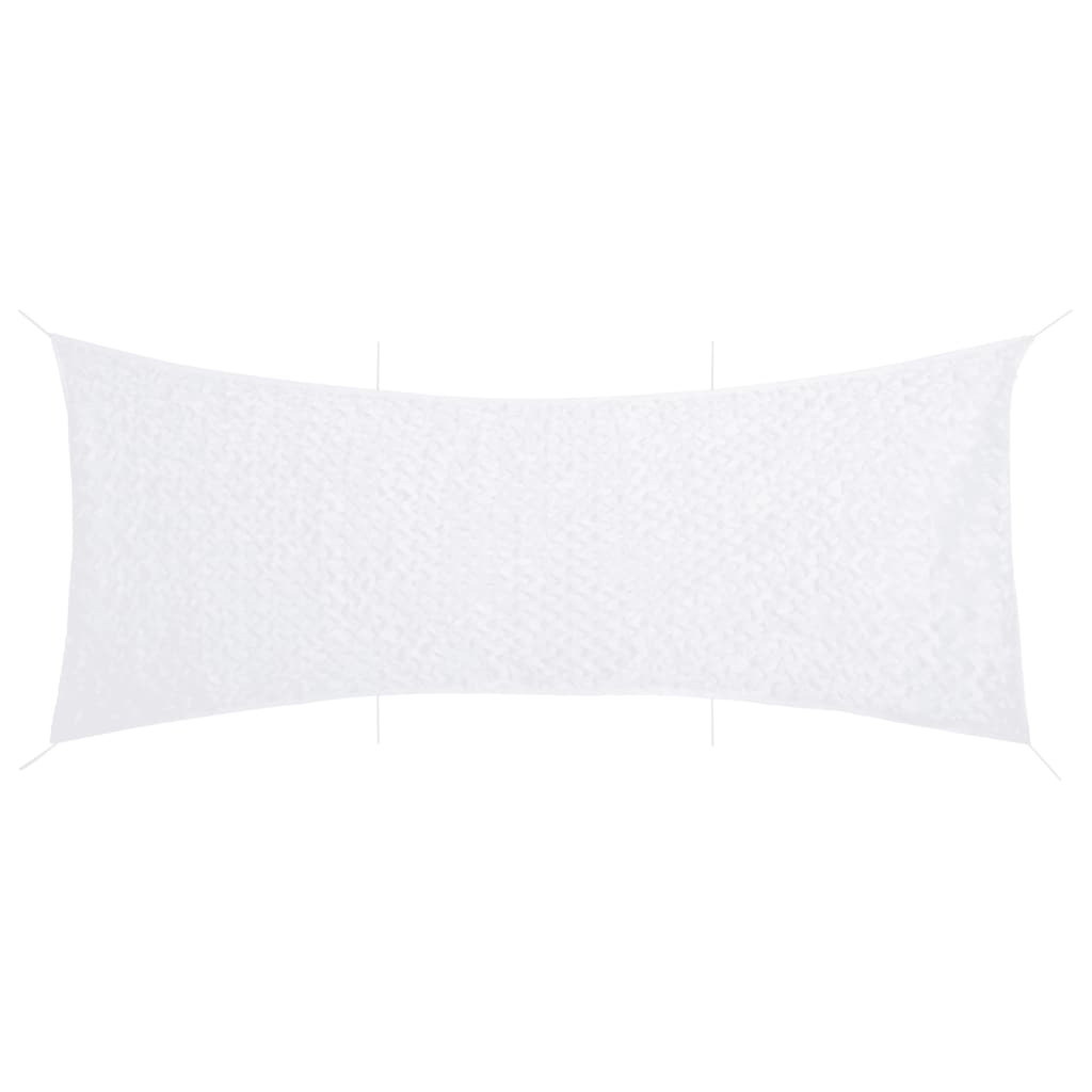 Δίχτυ Σκίασης Παραλλαγής Λευκό 627x290 εκ. με Σάκο Αποθήκευσης - Pakobazaar