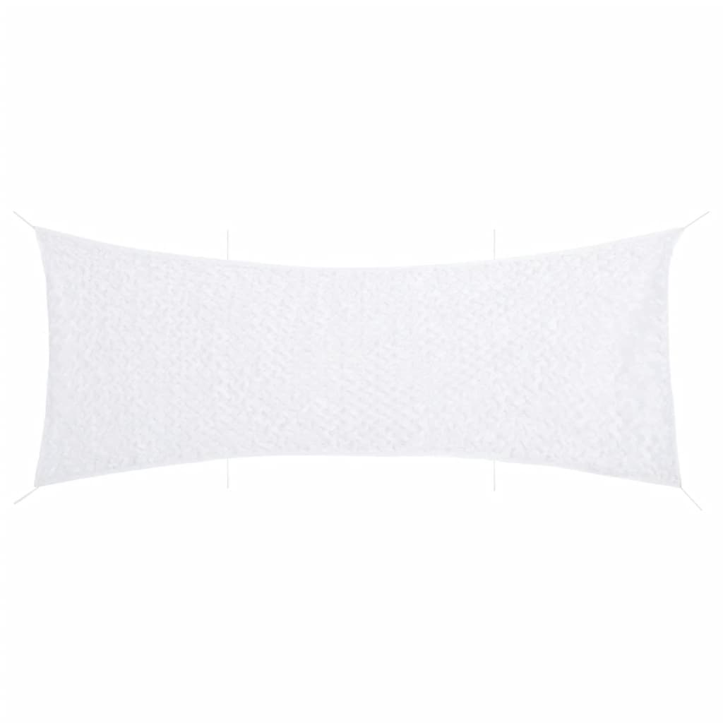Δίχτυ Σκίασης Παραλλαγής Λευκό 721x294 εκ. με Σάκο Αποθήκευσης - Pakobazaar
