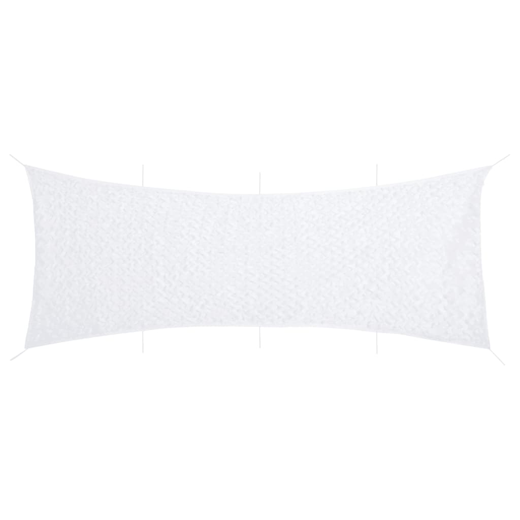 Δίχτυ Σκίασης Παραλλαγής Λευκό 833x297 εκ. με Σάκο Αποθήκευσης - Pakobazaar
