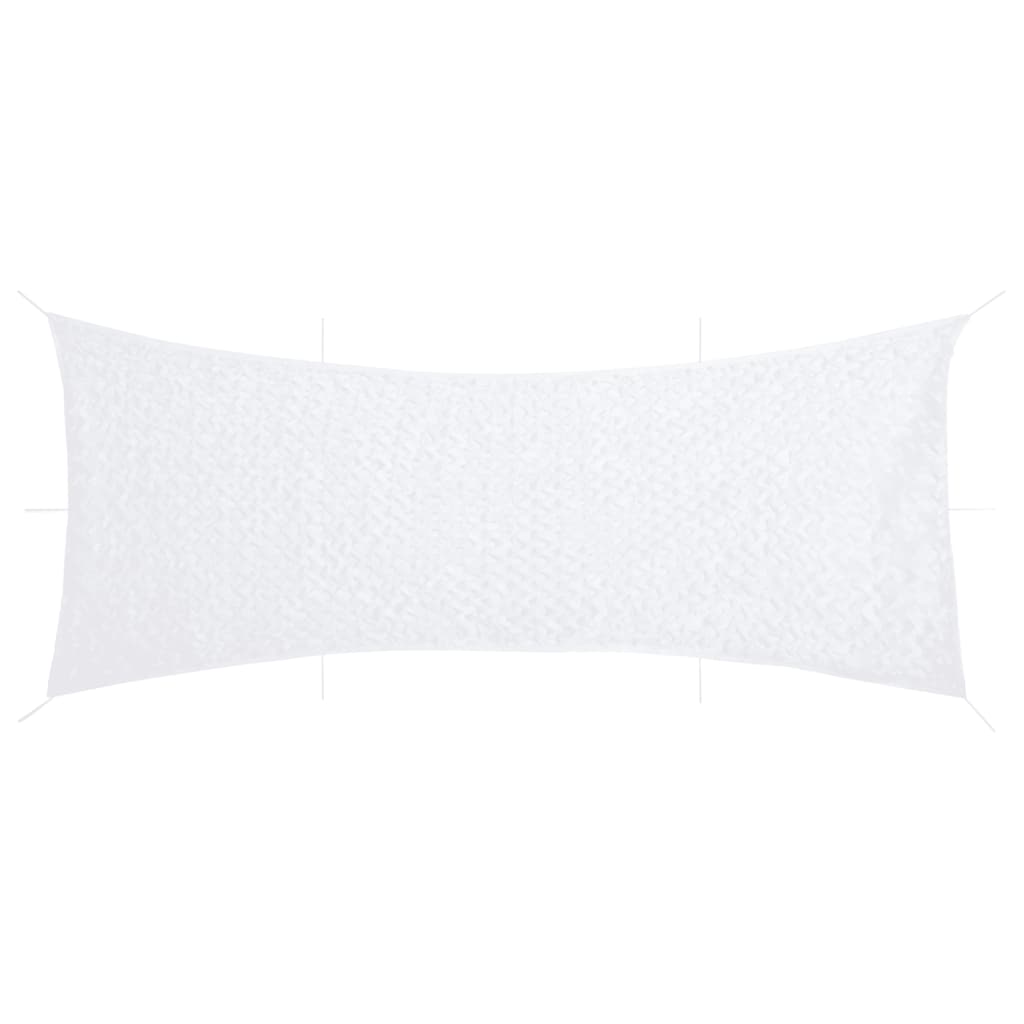 Δίχτυ Σκίασης Παραλλαγής Λευκό 708x423 εκ. με Σάκο Αποθήκευσης - Pakobazaar