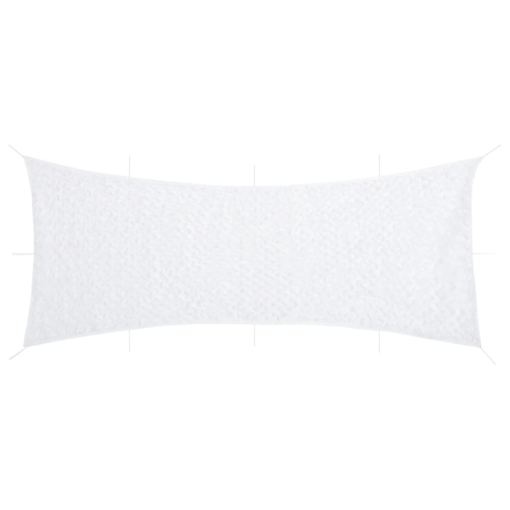 Δίχτυ Σκίασης Παραλλαγής Λευκό 844x429 εκ. με Σάκο Αποθήκευσης - Pakobazaar