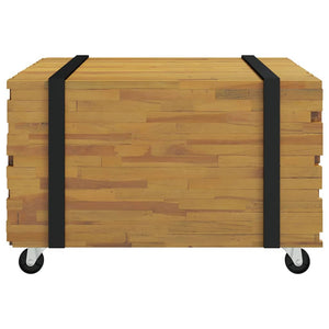 Τραπεζάκι σαλονιού Καφέ 60 x 60 x 38 cm Στερεό Ξύλο Τίκ