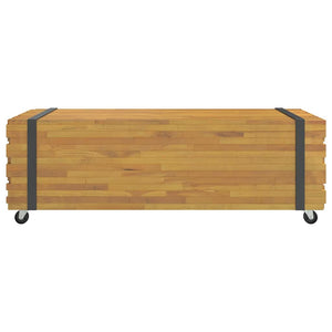 Τραπεζάκι Σαλονιού 110x45x35 εκ. από Μασίφ Ξύλο Teak