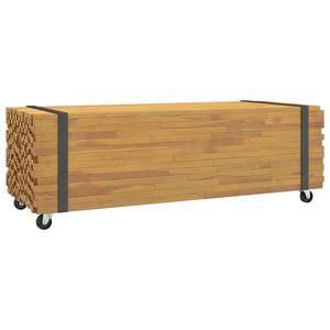 Τραπεζάκι Σαλονιού 110x45x35 εκ. από Μασίφ Ξύλο Teak