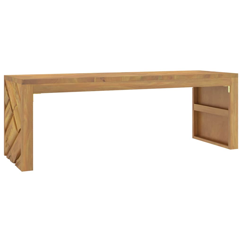 Τραπεζάκι Σαλονιού 110x35x38 εκ. από Μασίφ Ξύλο Teak