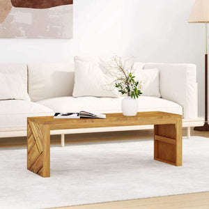 Τραπεζάκι Σαλονιού 110x35x38 εκ. από Μασίφ Ξύλο Teak