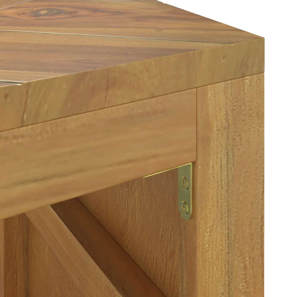 Τραπεζάκι Σαλονιού 110x35x38 εκ. από Μασίφ Ξύλο Teak