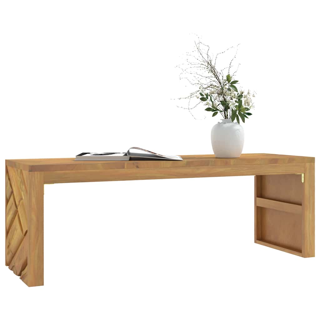 Τραπεζάκι Σαλονιού 110x35x38 εκ. από Μασίφ Ξύλο Teak