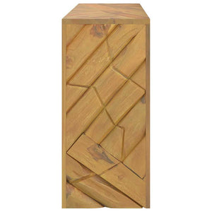 Τραπέζι κονσόλας 110x35x75 cm από μασίφ ξύλο τικ