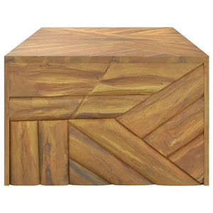 Τραπεζάκι Σαλονιού 110x60x38 εκ. από Μασίφ Ξύλο Teak