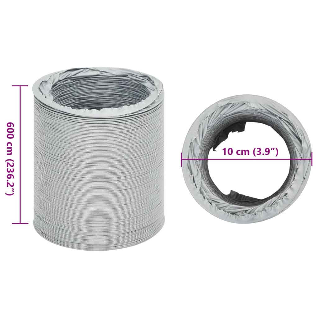 Αγωγός Εξαερισμού 6 μ. Ø10 εκ. από PVC