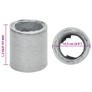 Αγωγός Εξαερισμού 6 μ. Ø12,5 εκ. από PVC