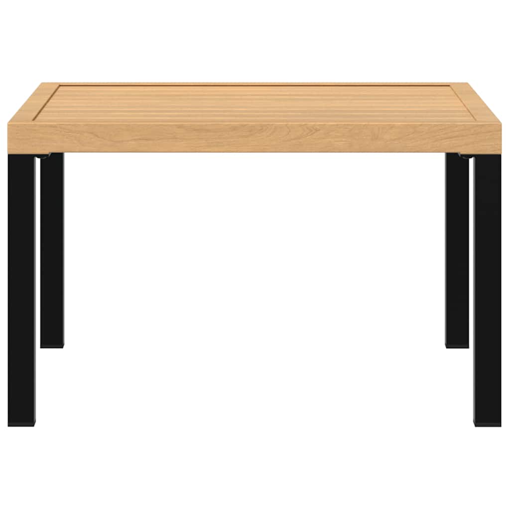 Τραπεζάκι Σαλονιού Κήπου Μαύρο 65x65x40 εκ. από Αλουμίνιο