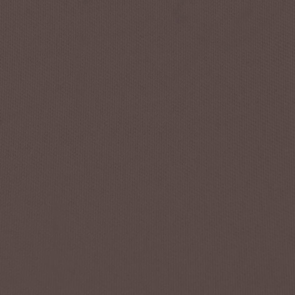 Παγκάκι Κούνια Κήπου με Σκίαστρο Καφέ από Ατσάλι