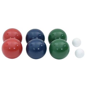 Σετ Μπάλες Bocce 8 Τεμ. με Θήκη Μεταφοράς Μασίφ Ξύλο Πεύκου