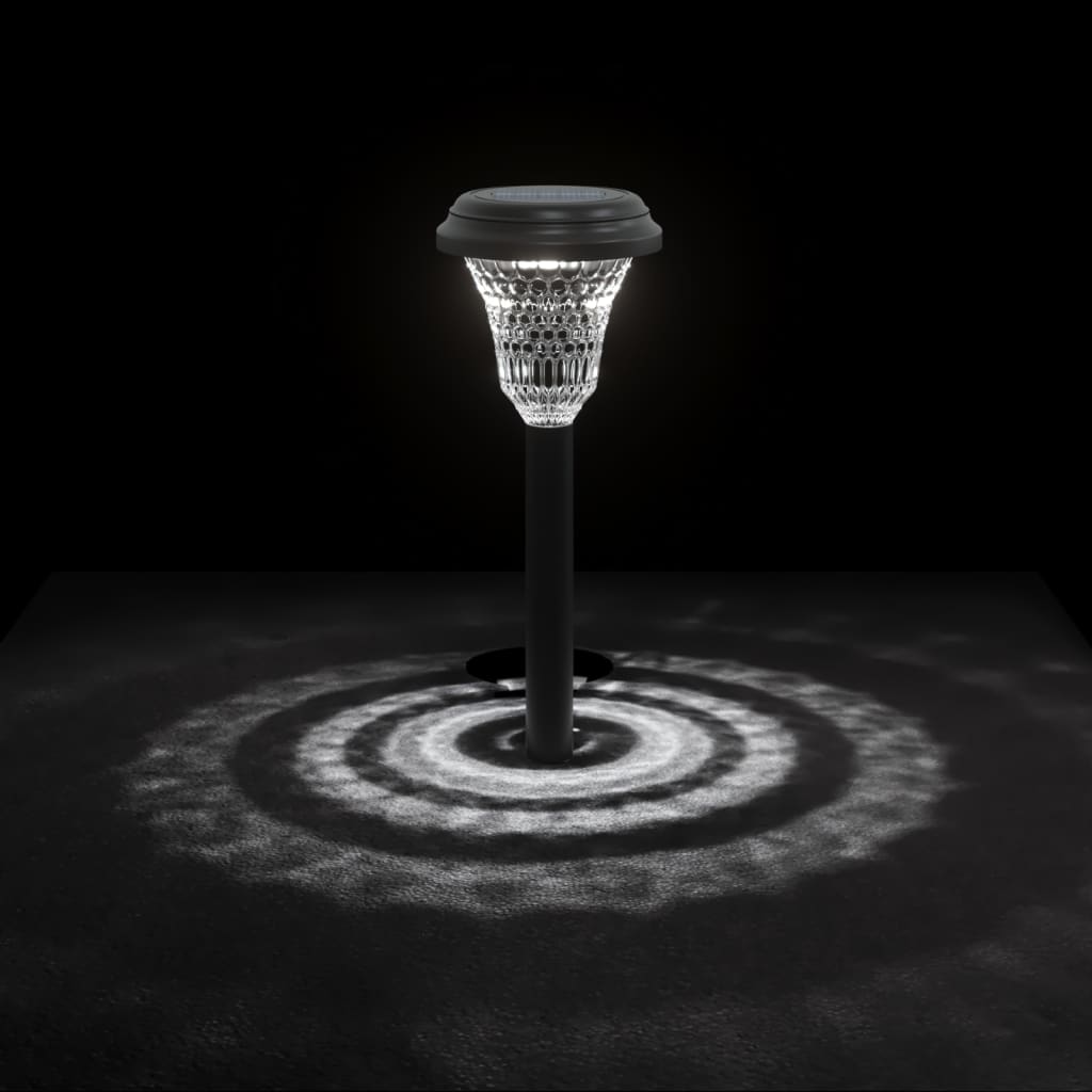 Ηλιακά Φωτιστικά Διαδρόμου Εξ Χώρου Στήριγμα 12 τεμ. Λευκό - Pakobazaar