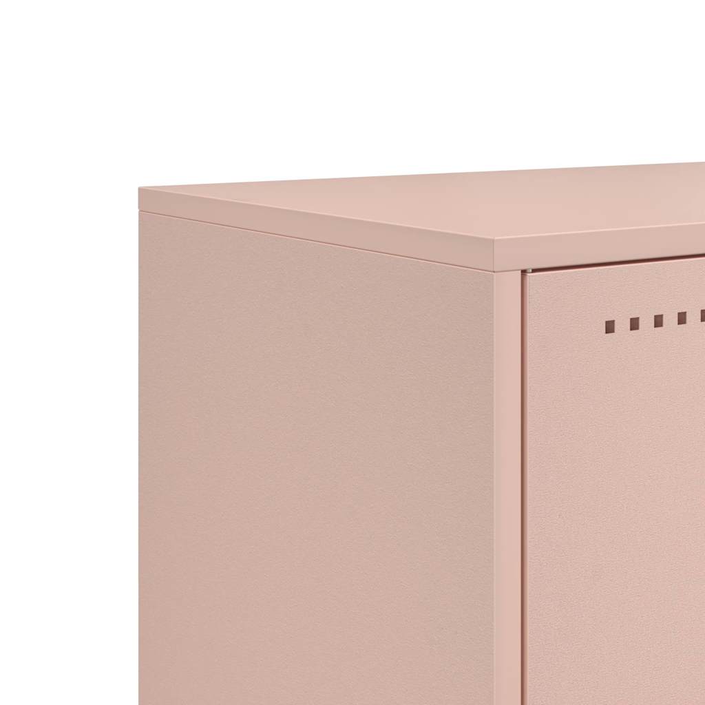 Έπιπλο Τηλεόρασης Ροζ 68,5x39x60,5 εκ. από Χάλυβα