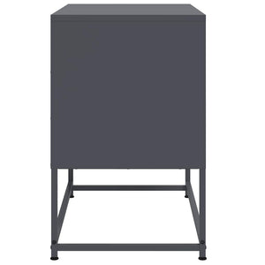 Έπιπλο Τηλεόρασης Ανθρακί 68,5x39x60,5 εκ. από Χάλυβα