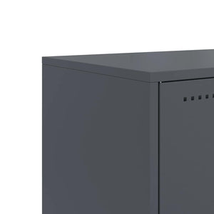 Έπιπλο Τηλεόρασης Ανθρακί 68,5x39x60,5 εκ. από Χάλυβα