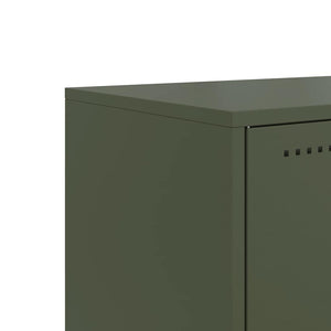 Έπιπλο Τηλεόρασης Πράσινο Λαδί 68,5x39x60,5 εκ. από Ατσάλι