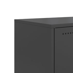 Έπιπλο Τηλεόρασης Μαύρο 100,5x39x60,5 εκ. Ατσάλινο