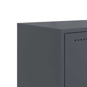 Έπιπλο Τηλεόρασης Ανθρακί 100,5x39x60,5 εκ. από Ατσάλι - Pakobazaar