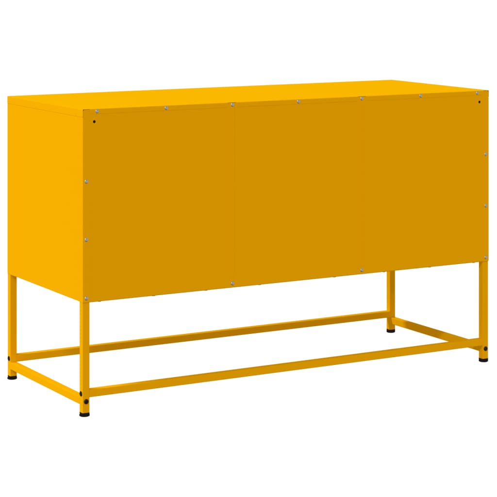 Έπιπλο Τηλεόρασης Μουσταρδί Κίτρινο 100,5x39x60,5εκ. από Ατσάλι