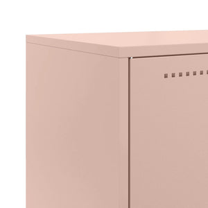 Ντουλάπι Ροζ 68,5x38,5x107 εκ. από Ατσάλι