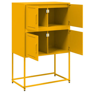 Ντουλάπι Μουσταρδί 68,5x38,5x107 εκ. από Ατσάλι - Pakobazaar