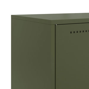 Ντουλάπι Πράσινο Λαδί 68,5x38,5x107 εκ. από Ατσάλι