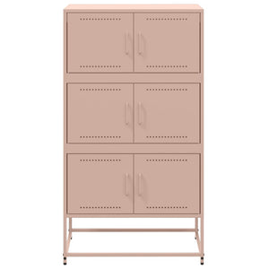 Ντουλάπι Ροζ 68,5x38,5x123,5 εκ. από Ατσάλι