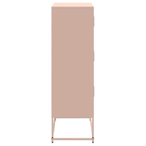 Ντουλάπι Ροζ 68,5x38,5x123,5 εκ. από Ατσάλι