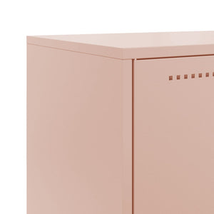 Ντουλάπι Ροζ 68,5x38,5x123,5 εκ. από Ατσάλι