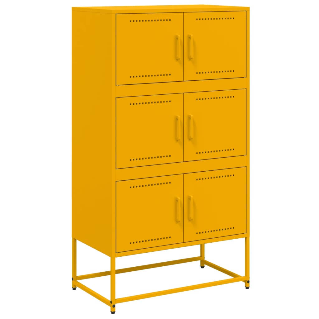 Ντουλάπι Μουσταρδί 68,5x38,5x123,5 εκ. από Ατσάλι - Pakobazaar