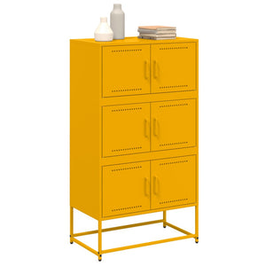 Ντουλάπι Μουσταρδί 68,5x38,5x123,5 εκ. από Ατσάλι - Pakobazaar