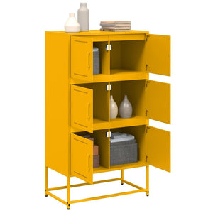 Ντουλάπι Μουσταρδί 68,5x38,5x123,5 εκ. από Ατσάλι - Pakobazaar