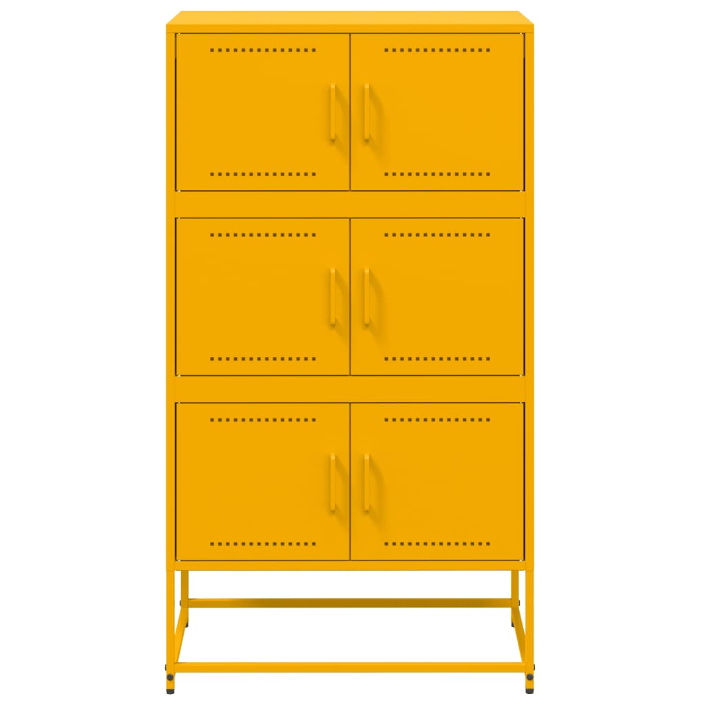 Ντουλάπι Μουσταρδί 68,5x38,5x123,5 εκ. από Ατσάλι - Pakobazaar