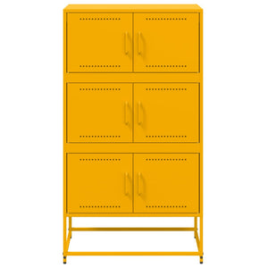Ντουλάπι Μουσταρδί 68,5x38,5x123,5 εκ. από Ατσάλι - Pakobazaar