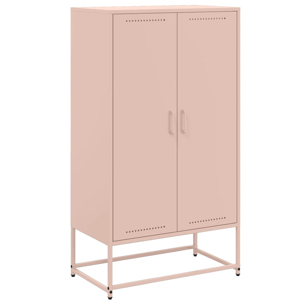 Ντουλάπι Ροζ 68,5x38,5x123,5 εκ. από Ατσάλι - Pakobazaar