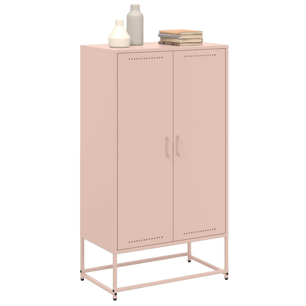 Ντουλάπι Ροζ 68,5x38,5x123,5 εκ. από Ατσάλι - Pakobazaar