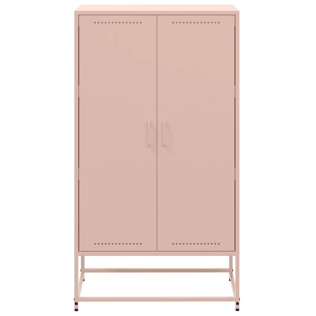 Ντουλάπι Ροζ 68,5x38,5x123,5 εκ. από Ατσάλι - Pakobazaar