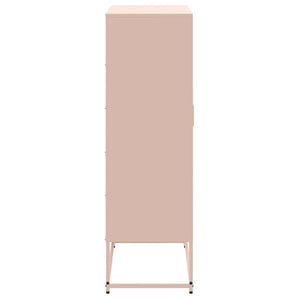 Ντουλάπι Ροζ 68,5x38,5x123,5 εκ. από Ατσάλι
