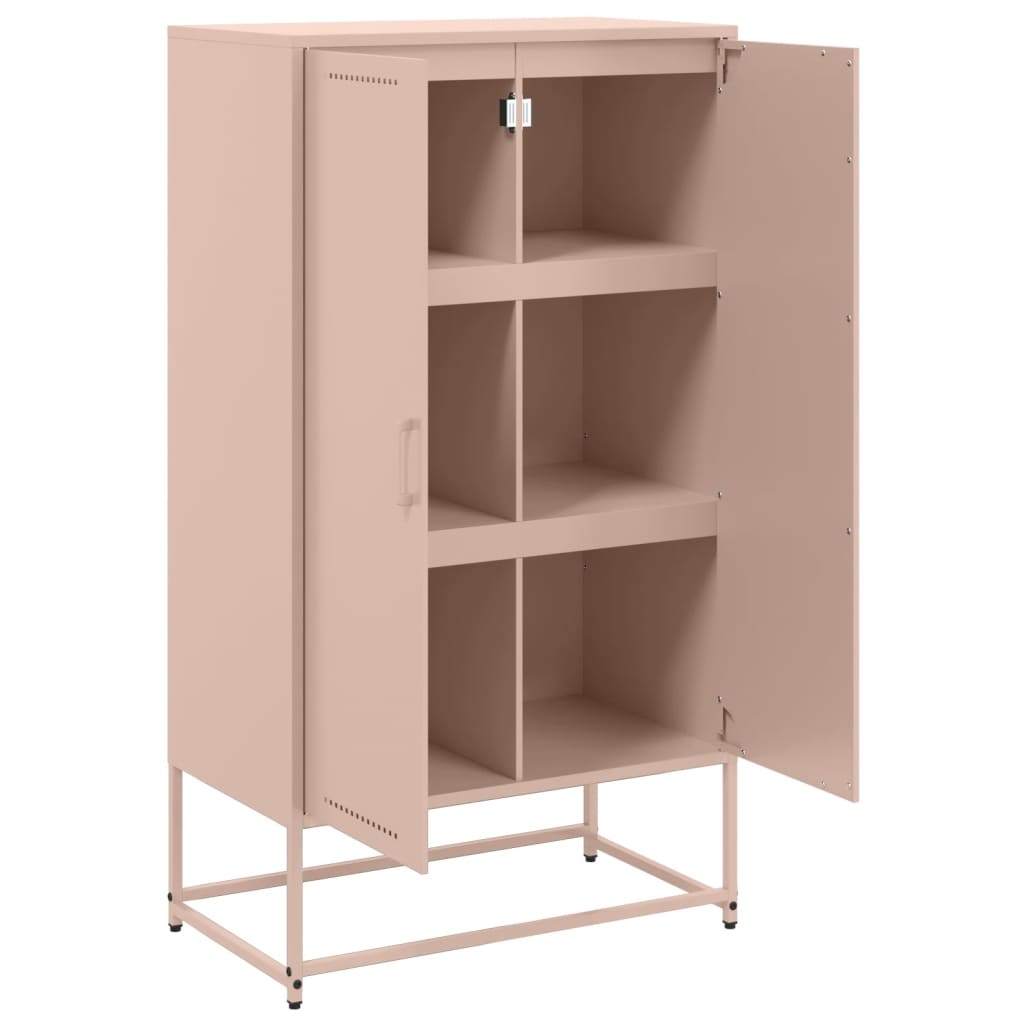 Ντουλάπι Ροζ 68,5x38,5x123,5 εκ. από Ατσάλι - Pakobazaar