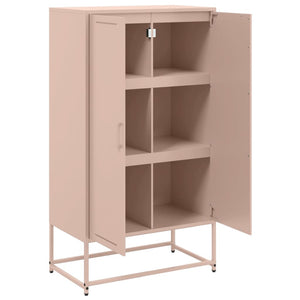 Ντουλάπι Ροζ 68,5x38,5x123,5 εκ. από Ατσάλι