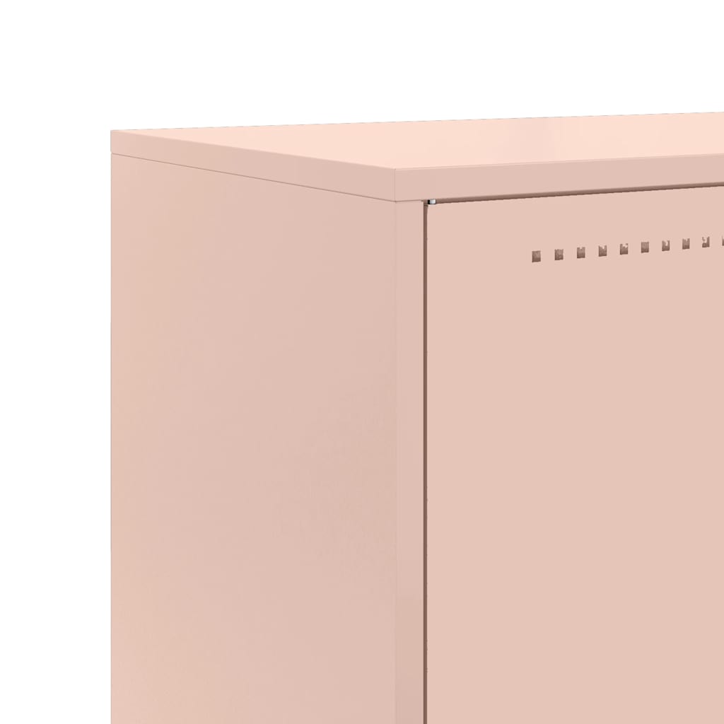 Ντουλάπι Ροζ 68,5x38,5x123,5 εκ. από Ατσάλι - Pakobazaar