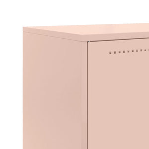 Ντουλάπι Ροζ 68,5x38,5x123,5 εκ. από Ατσάλι